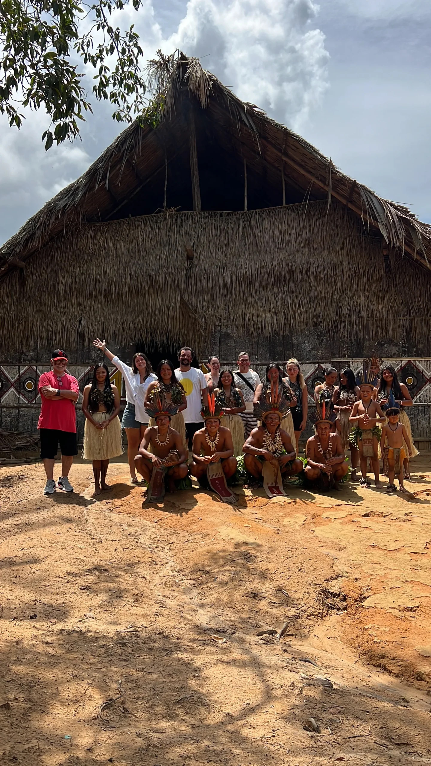 Team-building activity for a corporate group in Brazil